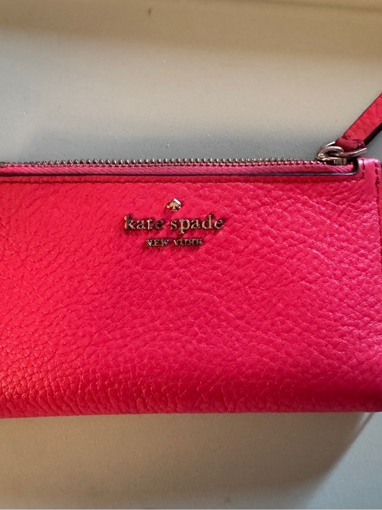 kate spade Handbags - KateSpade  Hot Pink Pebbled Leather Wristlet Clutch